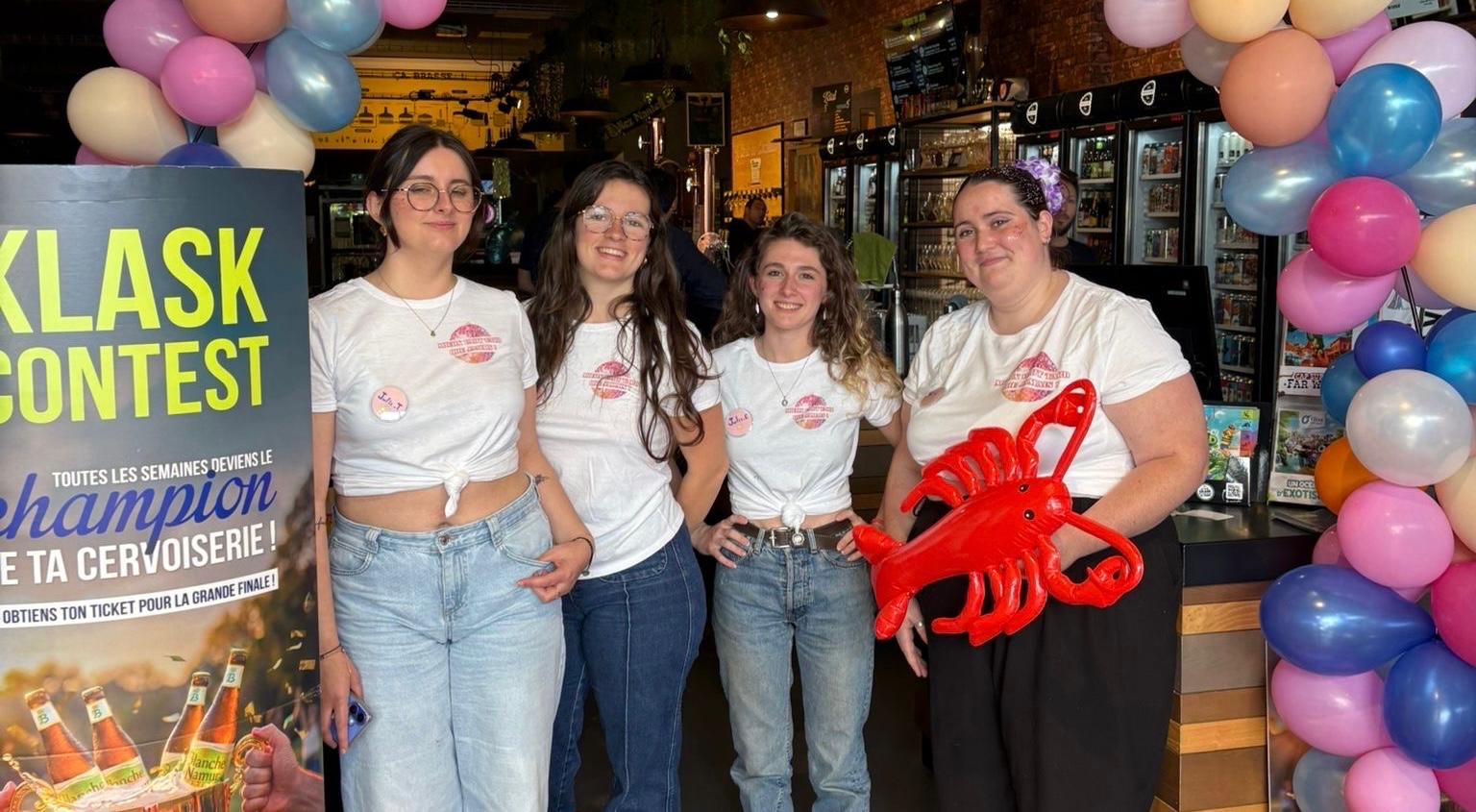 Julie Calvary, Julie Tonnelier, Léna Crette et Maïlys Polizzi